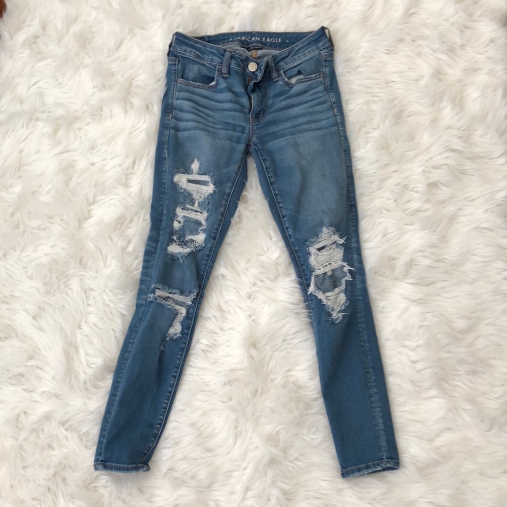 American Eagle size 4 short jeggings